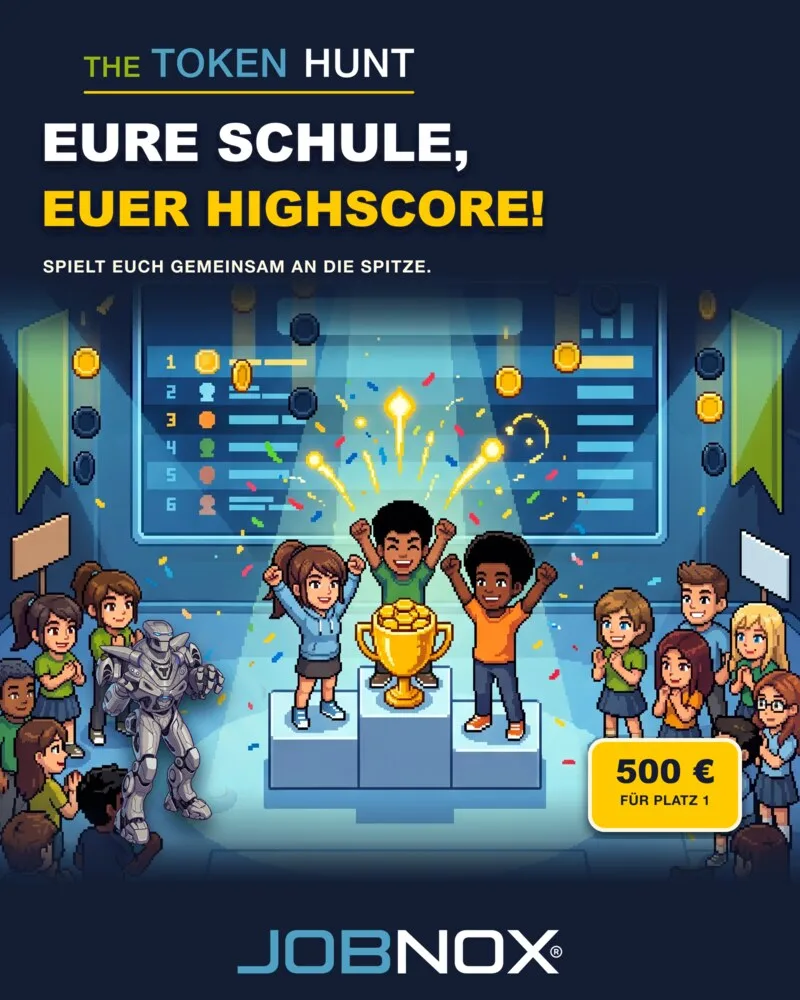 JOBNOX-Motiv „Eure Schule, euer Highscore!“